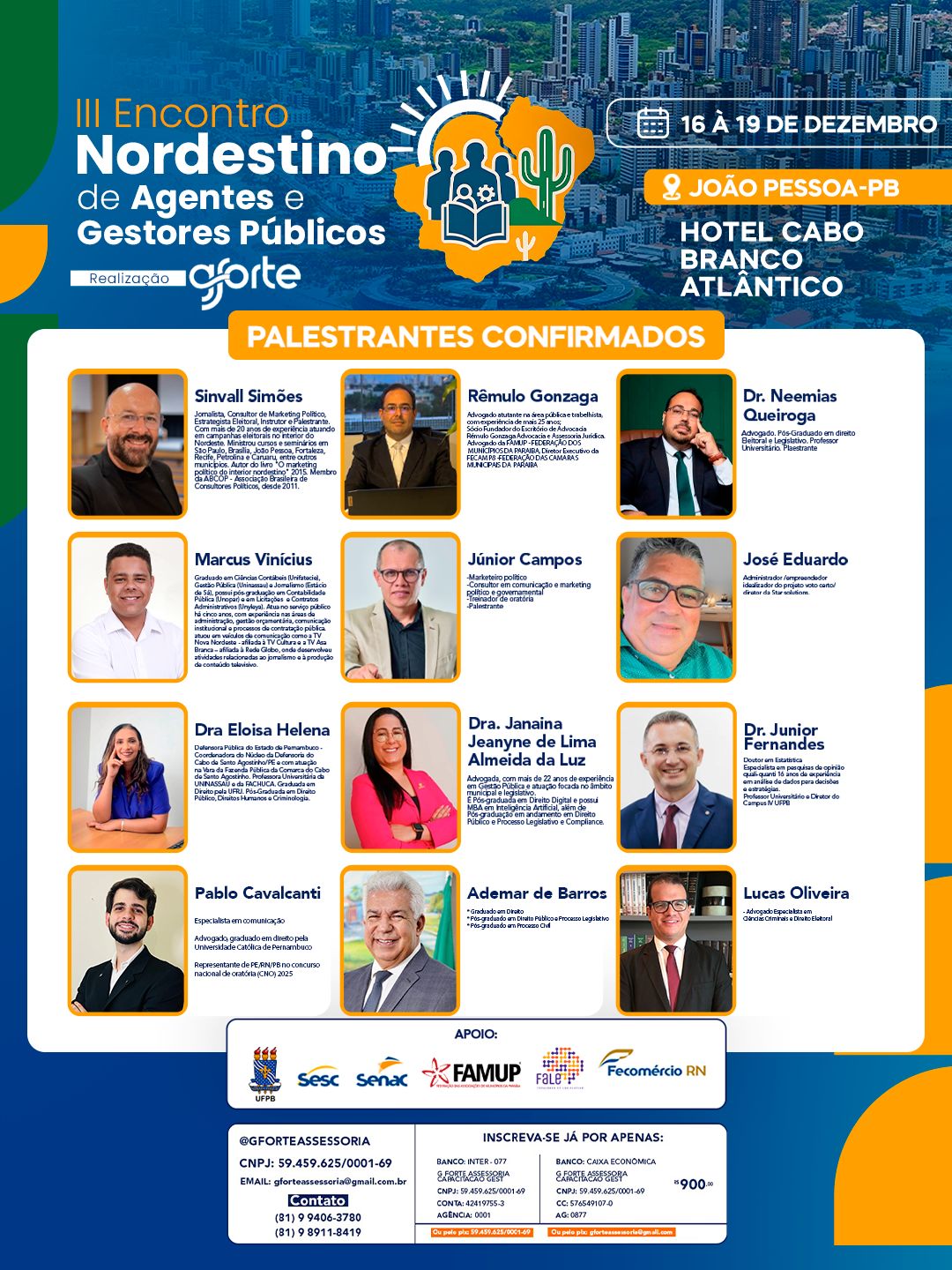 III Encontro Nordestino de Agentes e Gestores Públicos